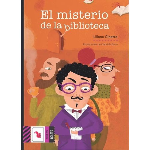 EL MISTERIO DE LA BIBLIOTECA - BOLETO VIOLETA