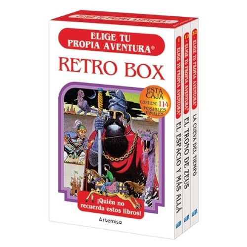 RETRO BOX - ELIGE TU PROPIA AVENTURA - ESTUCHE + 3 LIBROS