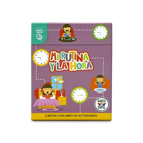 MI RUTINA Y LA HORA - LIBRO + CARTAS - EDUCARDS