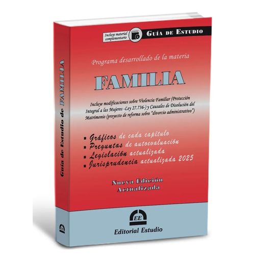 GUIA DE ESTUDIO DE FAMILIA - NUEVA EDICION 2025
