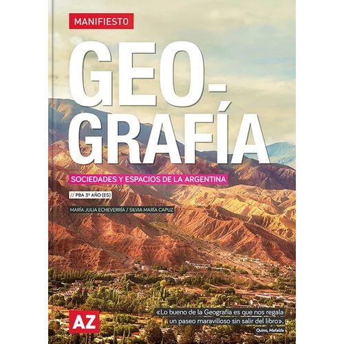 GEOGRAFIA 3 - MANIFIESTO BONAERENSE - SOCIEDADES Y ESPACIOS