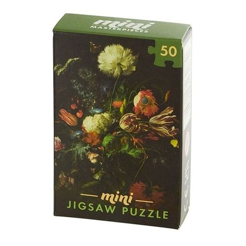 VASE OF FLOWERS -  MINI JIGSAW PUZZLE - 50 PIECE