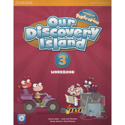 AMERICAN OUR DISCOVERY ISLAND 3 - WORKBOOK + AUDIO CD