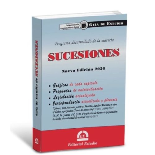GUIA DE ESTUDIO DE SUCESIONES (EDICION 2026)