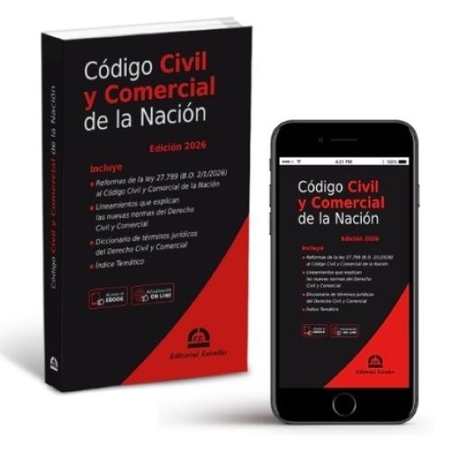 CODIGO CIVIL Y COMERCIAL DE LA NACION 2026 (ED. BOLSILLO) CODIGO CIVIL Y COMERCIAL DE LA NACION 2026 (ED. BOLSILLO)