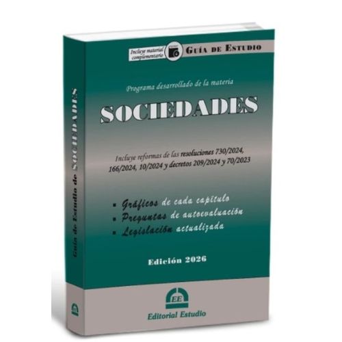 GUIA  DE ESTUDIO DE SOCIEDADES (ED. 2026)
