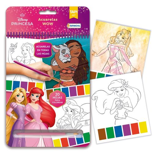 DISNEY PRINCESAS - ACUARELAS WOW