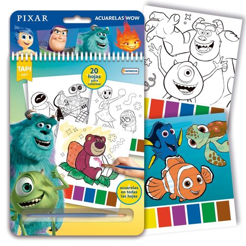 PIXAR - ACUARELAS WOW