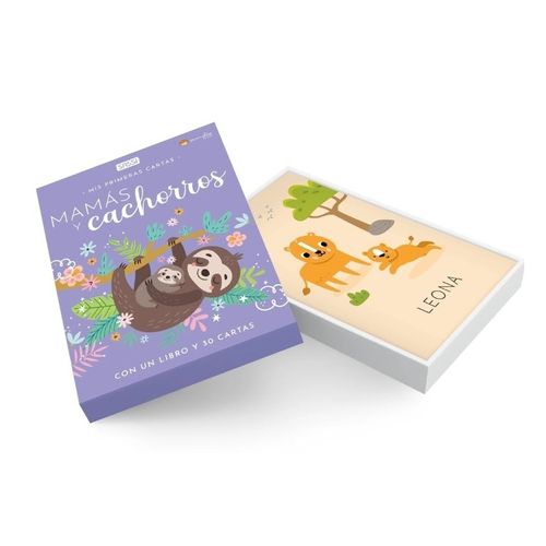 MAMAS Y CACHORROS - MIS PRIMERAS CARTAS - LIBRO + CARTAS