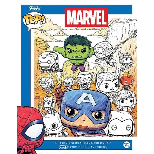 LOS AVENGERS - EL LIBRO OFICIAL PARA COLOREAR FUNKO POP!