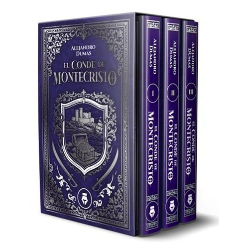 EL CONDE DE MONTECRISTO - 3 TOMOS - ESTUCHE - A. DUMAS