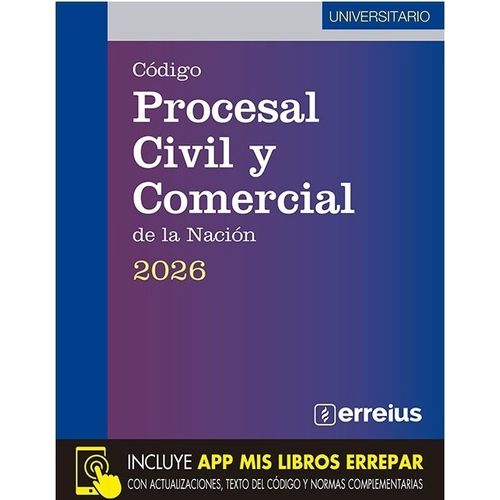 CODIGO PROCESAL CIVIL Y COMERCIAL - UNIVERSITARIO 2026