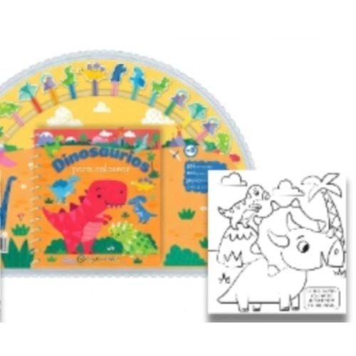 DINOSAURIOS - SET PARA PEQUEÑOS ARTISTAS
