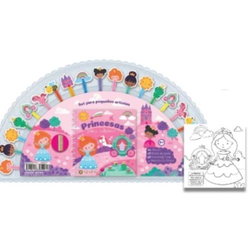 PRINCESAS - SET PARA PEQUEÑOS ARTISTAS PRINCESAS - SET PARA PEQUEÑOS ARTISTAS