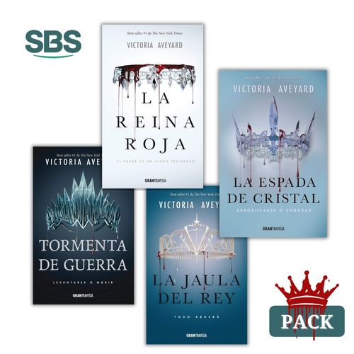 COLECCION LA REINA ROJA - 4 LIBROS