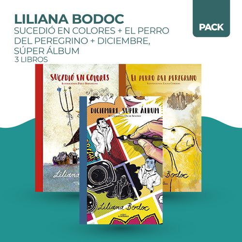 SUCEDIO EN COLORES + PERRO DEL PEREGRINO + DICIEMBRE - 3 LIB