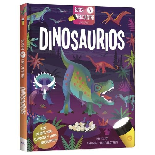 DINOSAURIOS - BUSCA Y ENCUENTRA - LINTERNA DINOSAURIOS - BUSCA Y ENCUENTRA - LINTERNA