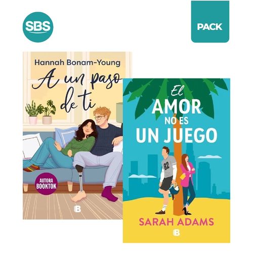 A UN PASO DE TI + AMOR NO ES UN JUEGO - 2 LIBROS - BONAM-YOU