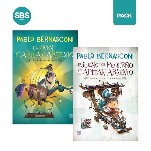 JOVEN CAPITAN ARSENIO + SUEÑO DEL PEQUEÑO - 2 LIBROS - BERNA