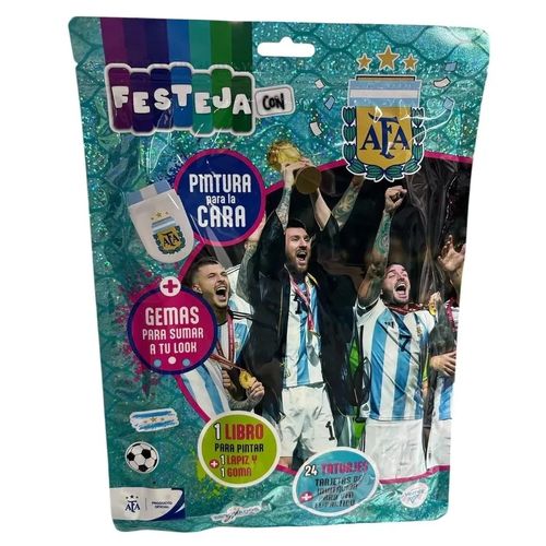 FESTEJA CON LA SELECCION - LIBRO PARA PINTAR + TATUAJES