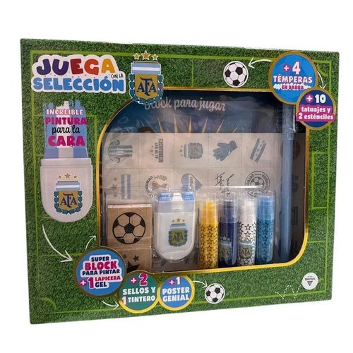 JUEGA CON LA SELECCION - CAJA CON ACTIVIDADES PARA PINTAR