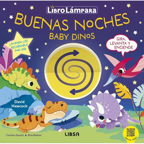 BUENAS NOCHES BABY DINOS - LIBRO LAMPARA