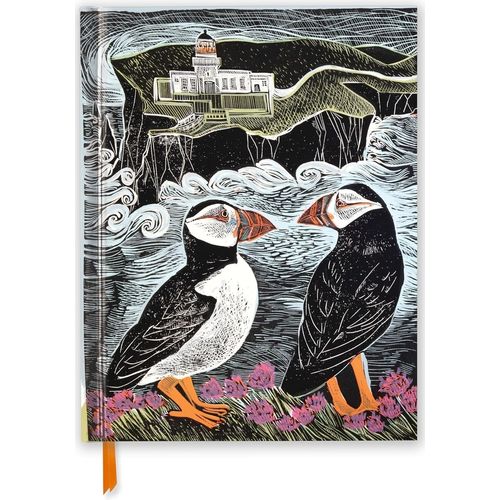 ANGELA HARDING -FAIR ISLE PUFFINS - BLANK SKETCH BOOK