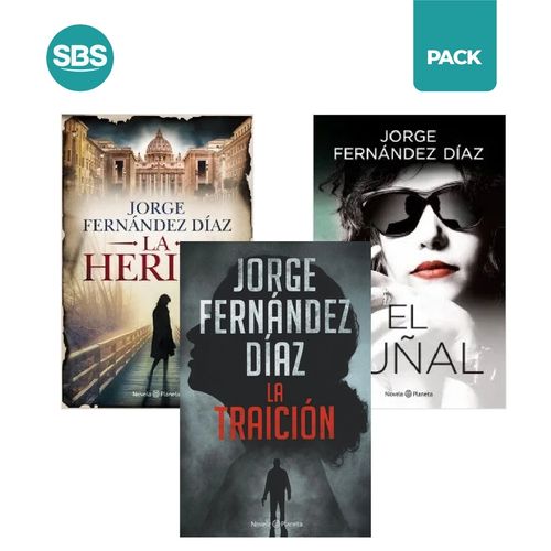 TRAICION + HERIDA + PUÑAL - FERNANDEZ DIAZ - 2 LIBROS