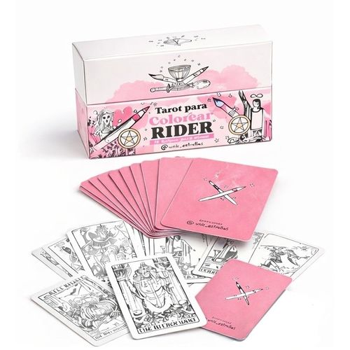 CAJA TAROT PARA COLOREAR RIDER