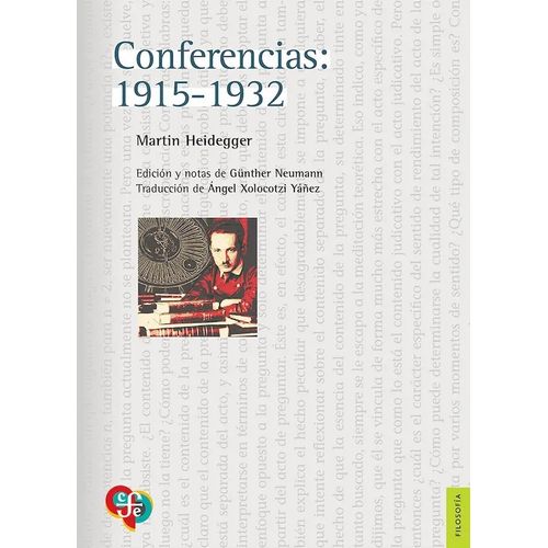 CONFERENCIAS - 1915-1932 - MARTIN HEIDEGGER