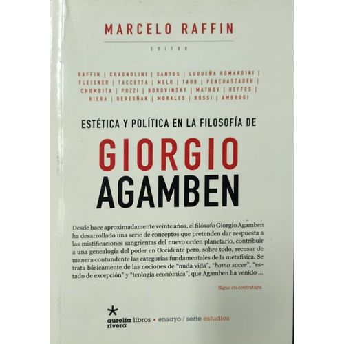ESTETICA Y POLITICA EN LA FILOSOFIA DE GIORGIO AGAMBEN