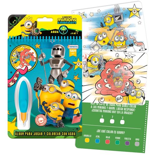 MINIONS & MONTERS - AGUA WOW - LIBRO + LAPIZ MAGICO