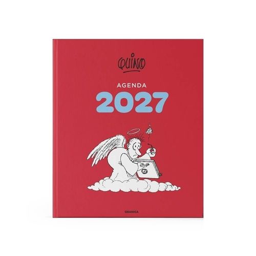 AGENDA 2027 QUINO ENCUADERNADA ROJA