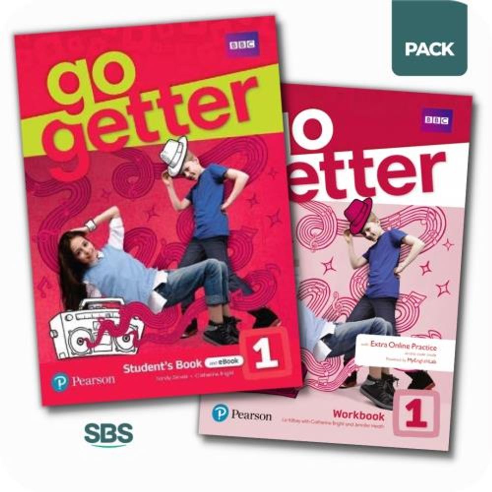 GO GETTER 1 - STUDENT'S BOOK + WORKBOOK PACK - 2 LIBROS - SBS Librerias