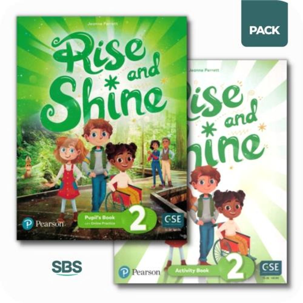 RISE AND SHINE 2 PUPIL'S BOOK + ACTIVITY BOOK PACK 2 LIB SBS