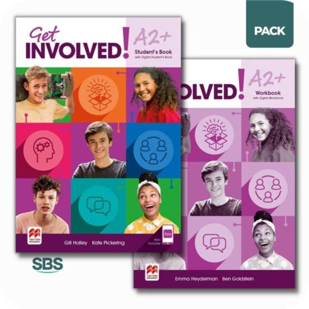 GET INVOLVED A2+ - STUDENT'S BOOK + WORKBOOK PACK - 2 LIBROS - SBS ...