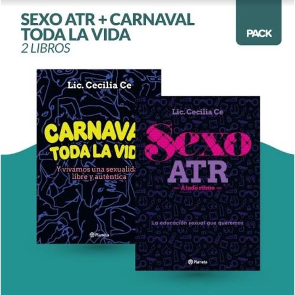 PACK CECILIA CE SEXO ATR + CARNAVAL TODA LA VIDA 2 LIBROS - ComproMisLibros  SBS